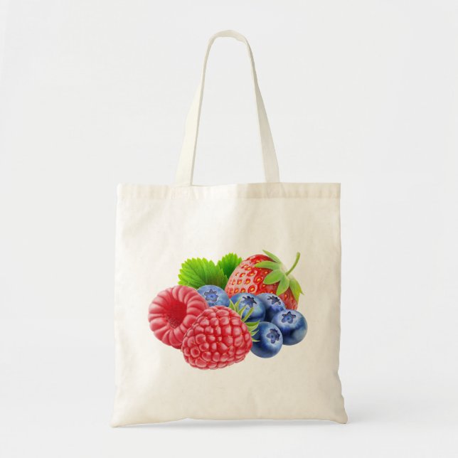Fresh berries tote bag (Front)
