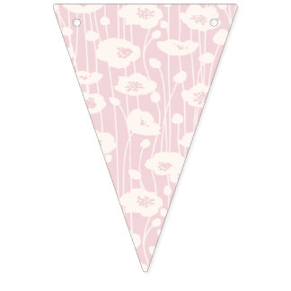 Fresh Blossoms | Neutral - Blush Pink Bunting Flags
