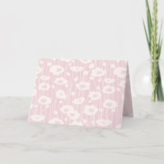 Fresh Blossoms | Neutral - Blush Pink Thank You Card