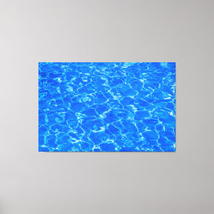 Fresh Blue Water Canvas Print