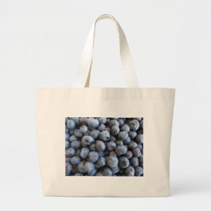 Fresh Blueberries Photograph Large Tote Bag