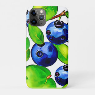 Fresh Blueberry Art iPhone 11 Pro Case