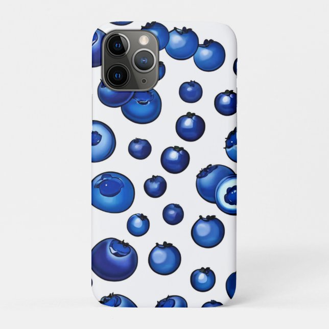 Fresh Blueberry Pattern Case-Mate iPhone Case (Back)