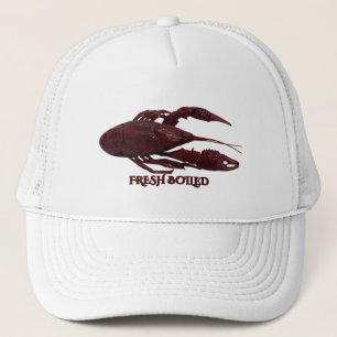 Fresh Boiled Crawfish Design Trucker Hat