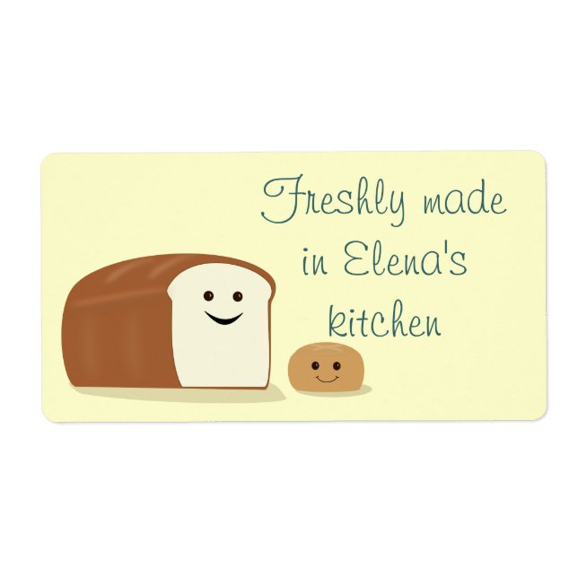 Fresh Bread Avery Label (Front)
