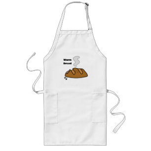 Fresh Bread Cute Bakery Illustration Bread Lover Long Apron