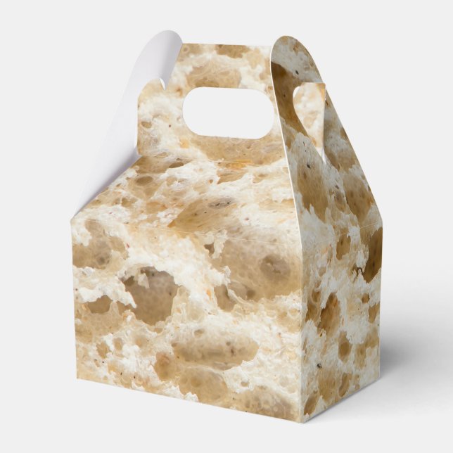 Fresh bread pattern favor box (Back Side)