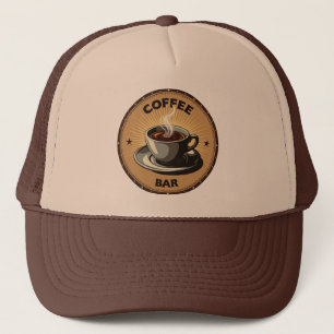 Fresh brewed coffee vintage Trucker Hat 