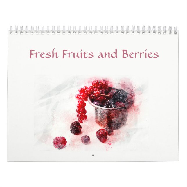 Fresh Bright Fruits and Berries Nature Calendar (Cover)