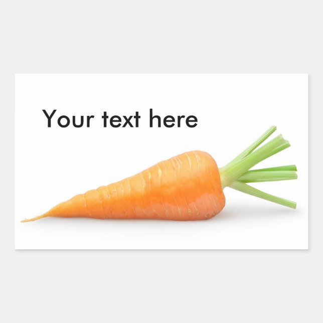 Fresh carrot sticker (Front)