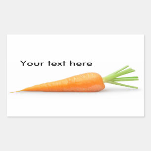 Fresh carrot sticker