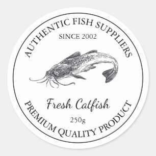 Fresh Catfish Fish Packaging Label