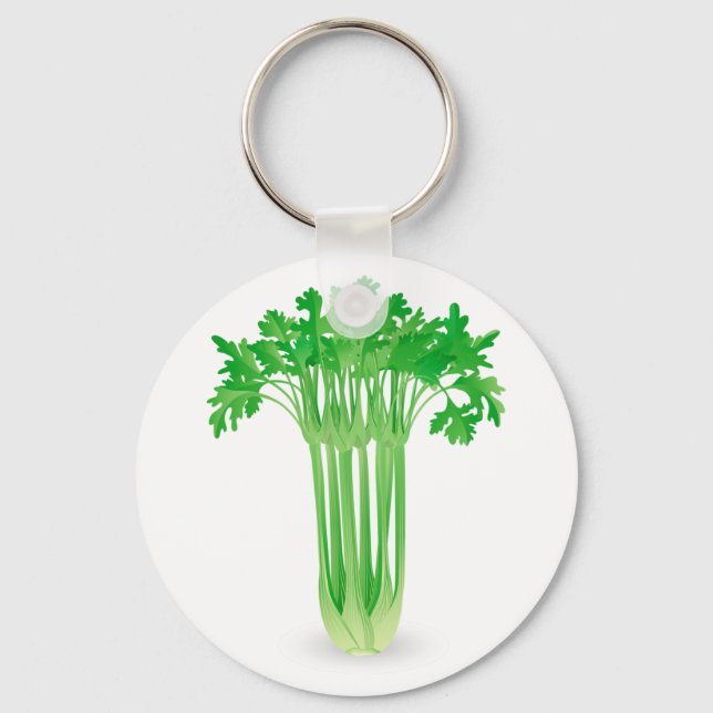 Fresh Celery Keychain (Front)