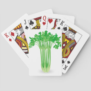 Fresh Celery Playing Cards
