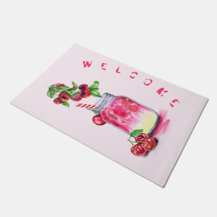 Fresh Cherry Drink Doormat
