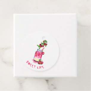 Fresh Cherry Drink Gift Tags - Custom Text