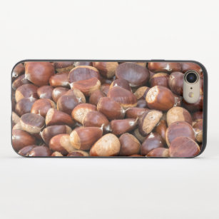 fresh chestnuts in autumn   iPhone 8/7 slider case