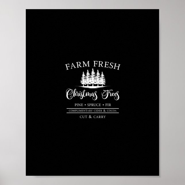 Fresh Christmas Trees Sweat  Poster (Front)