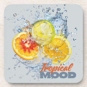 Fresh Citrus Coaster Set- Tropical Mood