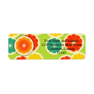 Fresh Citrus Fruit Design, Cute Colourful