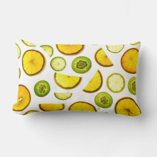 Fresh Citrus Fruits Lumbar Pillow