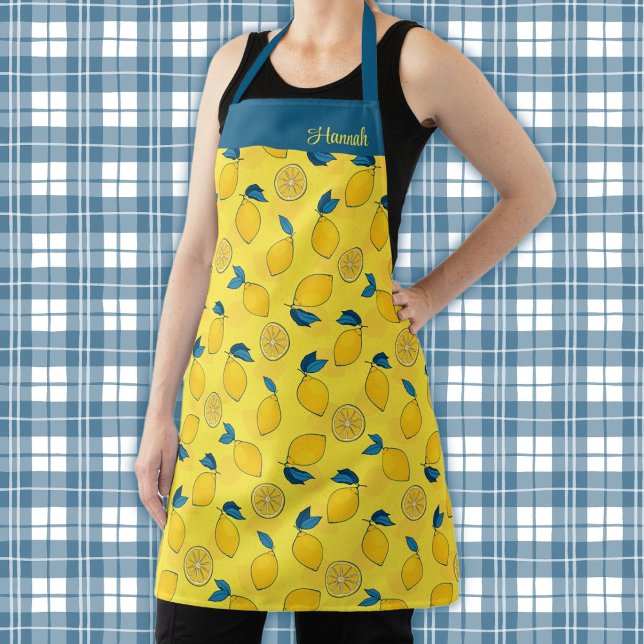 Fresh Citrus Lemon  Apron (Creator Uploaded)