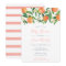 Fresh Citrus Oranges Modern Baby Shower for Girl