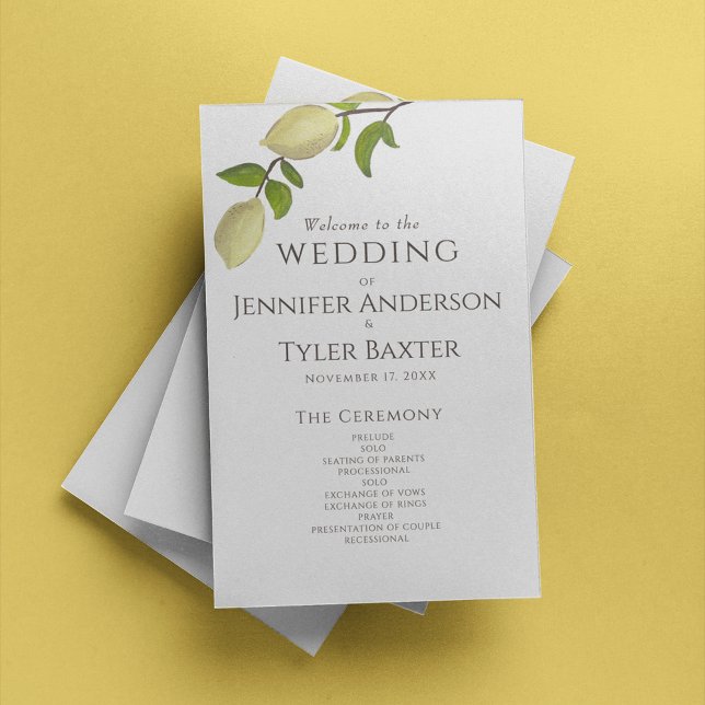 Fresh Citrus Painted Lemons Modern Mediterranean (Creator Uploaded)