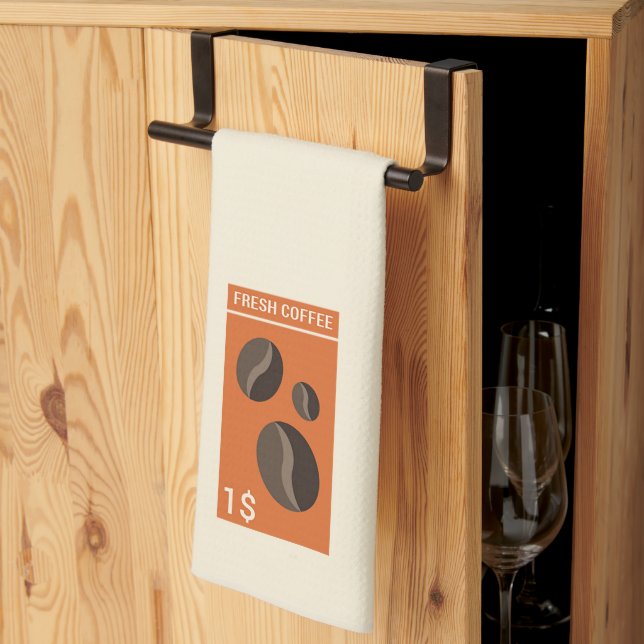Fresh Coffee Kitchen Towel (Thirds Fold)