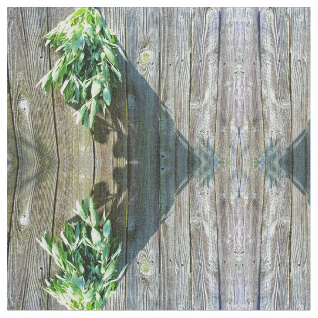 Fresh-cut Sage Barn-wood Fabric (Close Up)