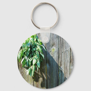 Fresh-cut Sage Barn-wood Keychain