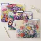 Fresh Cuts Watercolor Trio File Folders