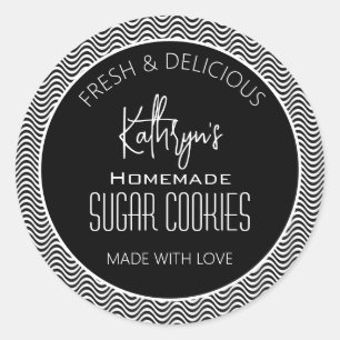 "Fresh & Delicious" Personalized Food Label