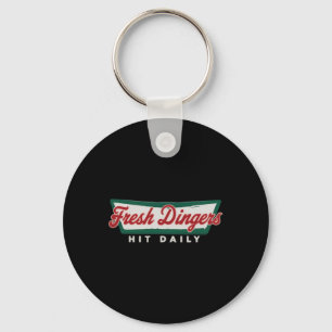 Fresh Dingers Hit Daily Sell Softll Fans Keychain