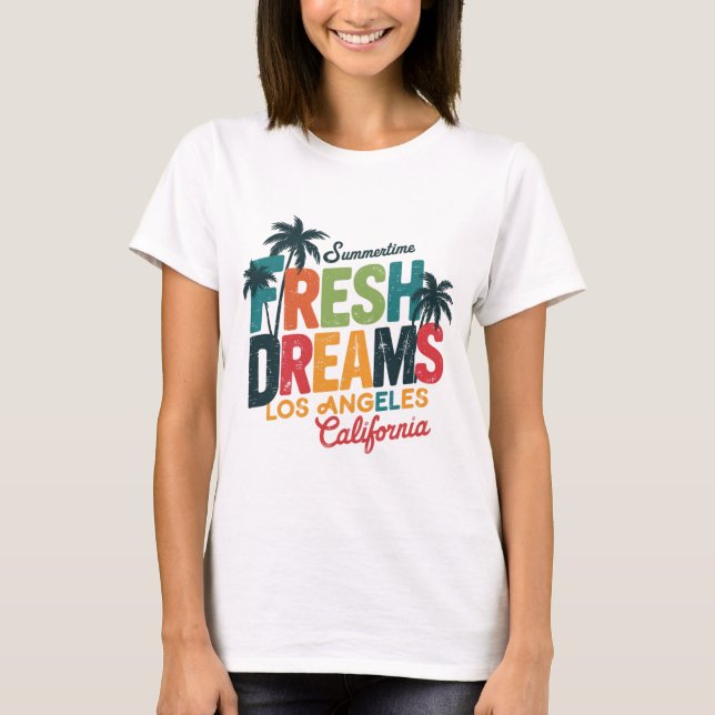 Fresh Dreams Los Angeles City T-Shirt (Front)