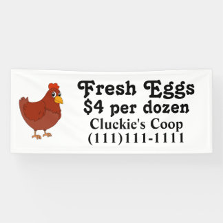 Fresh Egg Banner