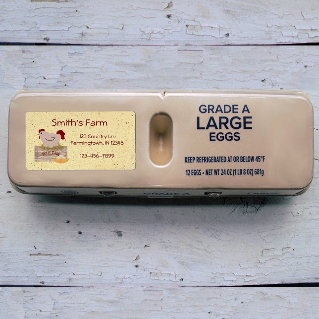 Fresh Eggs Custom Label (Creator Uploaded)