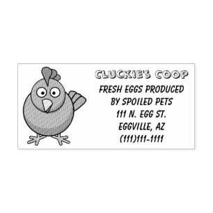 Fresh Eggs From Spoiled Pets Stamp