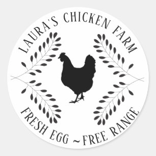 Fresh Eggs Vintage Chicken Farm Cartel Label Mini