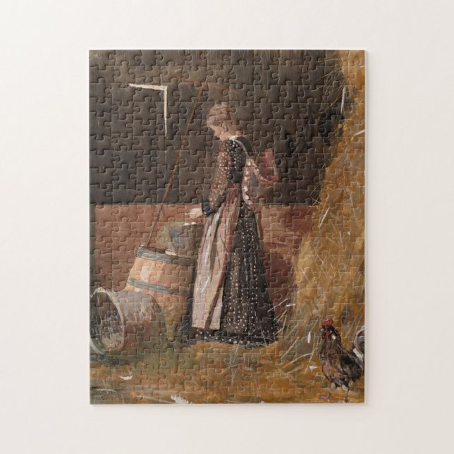 Fresh Eggs | Winslow Homer Jigsaw Puzzle (Vertical)