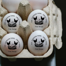 Fresh Eggs Your Name Chicken Hens Egg Stamp