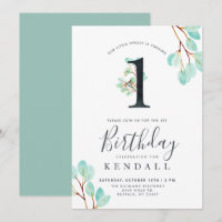 Fresh Eucalyptus | Greenery Themed 1st Birthday