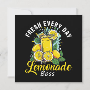 Fresh Every Day The Lemonade Boss