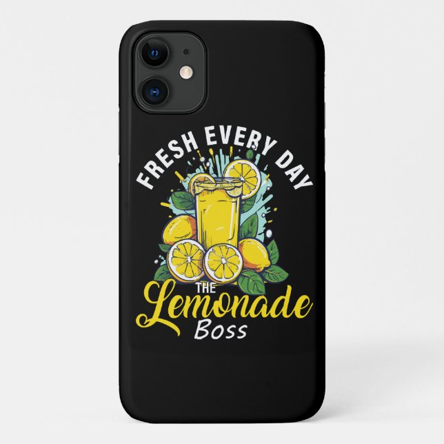 Fresh Every Day The Lemonade Boss Case-Mate iPhone Case (Back)