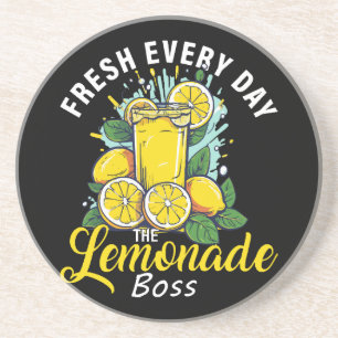 Fresh Every Day The Lemonade Boss Coaster