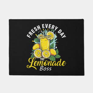 Fresh Every Day The Lemonade Boss Doormat