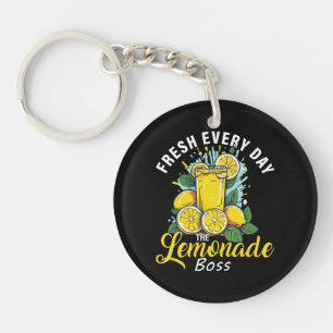 Fresh Every Day The Lemonade Boss Keychain