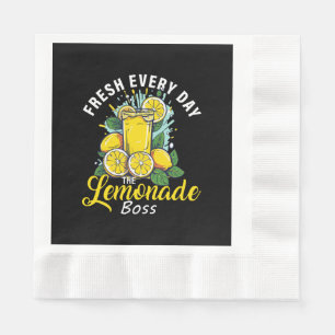 Fresh Every Day The Lemonade Boss Napkin
