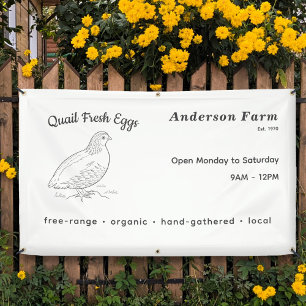 Fresh Farm Quail Eggs Banner