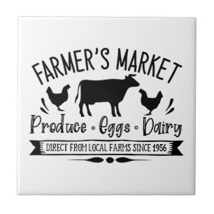 Fresh Farmers Market Tile